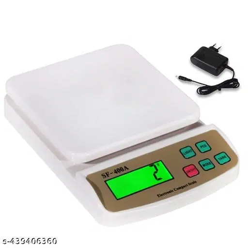 Digital Kitchen Scale, White