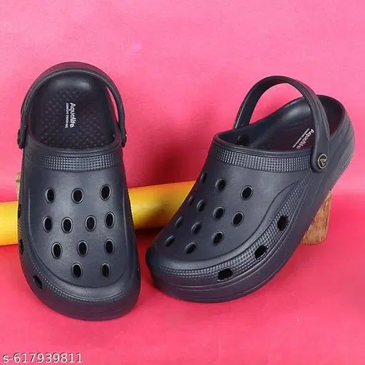 Aqualite EVA Clogs for Women (Blue, 7)