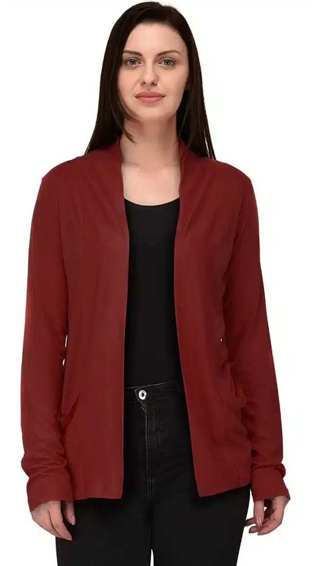 Shrugs for Women (Maroon, XL)