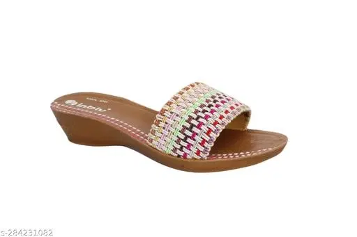 Inblu Slippers for Women (Cream, 2)