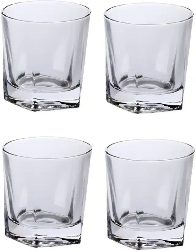 Liquor cum Cocktail Glasses, Transparent, 200 ml, Pack of 4