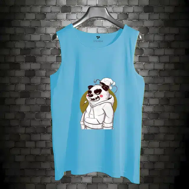 Vest for Men (Sky Blue, L)