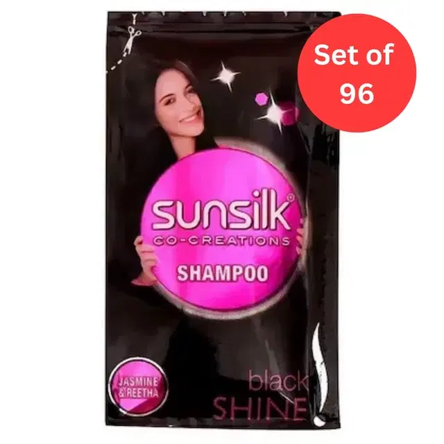 Sunsilk Black Shine Shampoo 96X6 ml (Set Of 96)