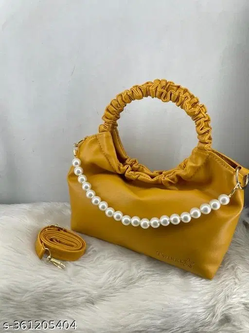 TRUE FASHION. Sling Bag for Women (Yellow, Free size)