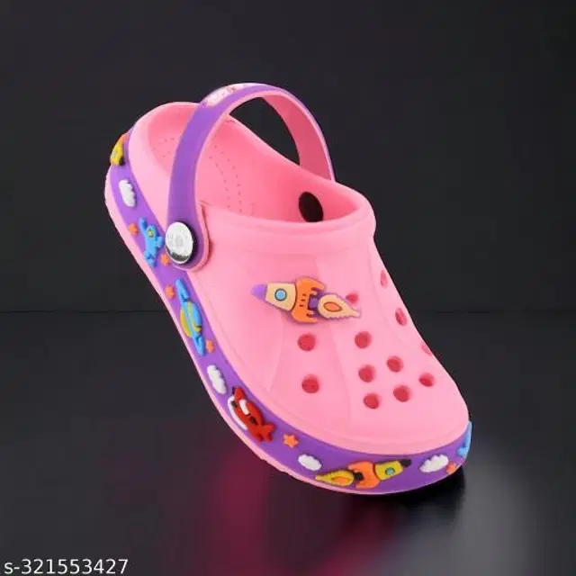 Clogs for Kids (Purple & Pink, 2-2.5 Years)