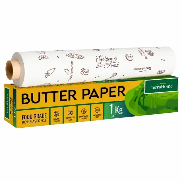 TerraHome OGR Butter Paper 1Kg Net Wt [With in-built Cutter]