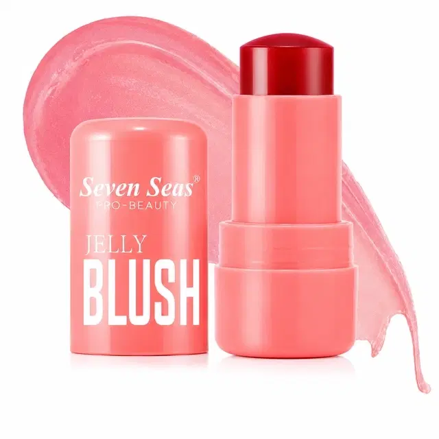 Seven Seas Jelly Blush Tint Stick, Poppy Pink, 5 g