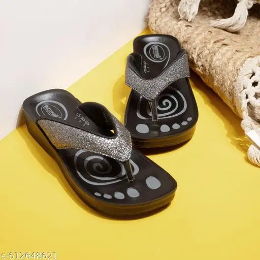 Aerowalk Flip-flops for Women (Grey, 3) Pack of 2