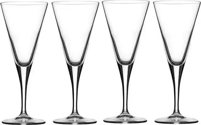 Liquor cum Cocktail Glasses, Transparent, 150 ml, Pack of 4