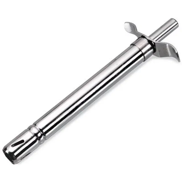 Stainless Steel Gas Stove Lighter, Silver