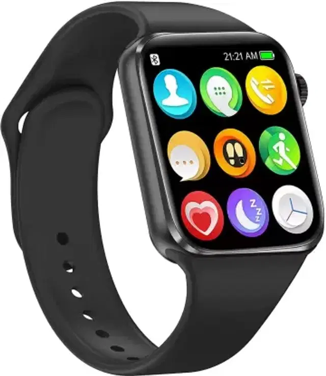T500 Smart Watch for Men & Women, Black