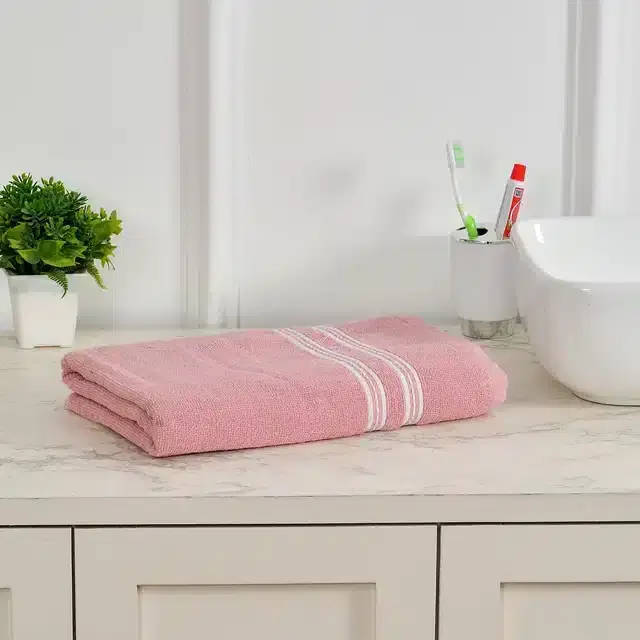 Bath Towel, Pink, 27"x54"