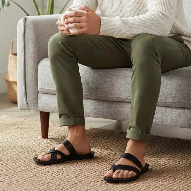 Flipflops for Men, Black (7)