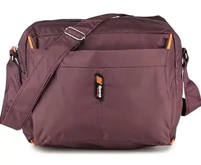 Sling Bag for Men & Women, Maroon, L