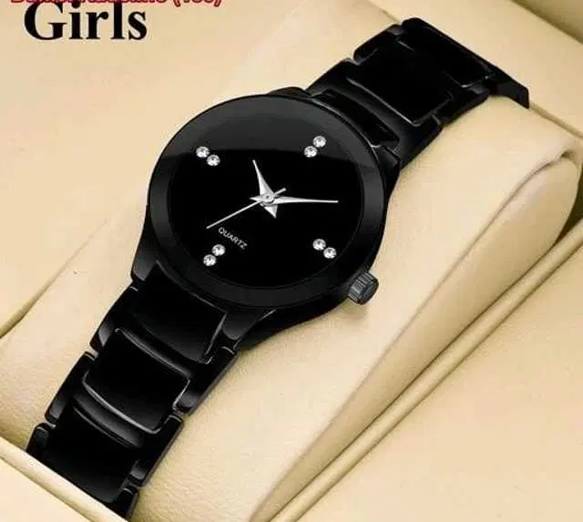 Analog Watch For Womens (Black) (WS-297)
