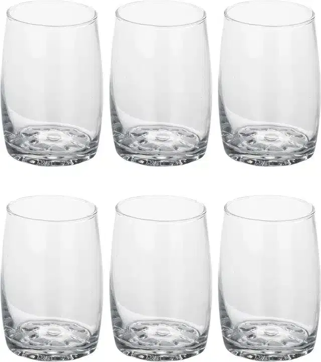 Liquor cum Cocktail Glasses, Transparent, 270 ml, Pack of 6