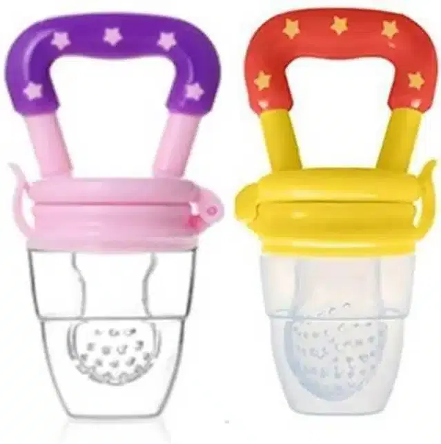 Silicone Fruit Feeders for Kids, Multicolor, Pack of 2