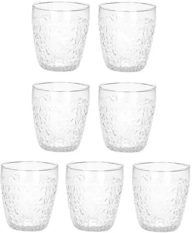 Liquor cum Cocktail Glasses, Transparent, 200 ml, Pack of 7