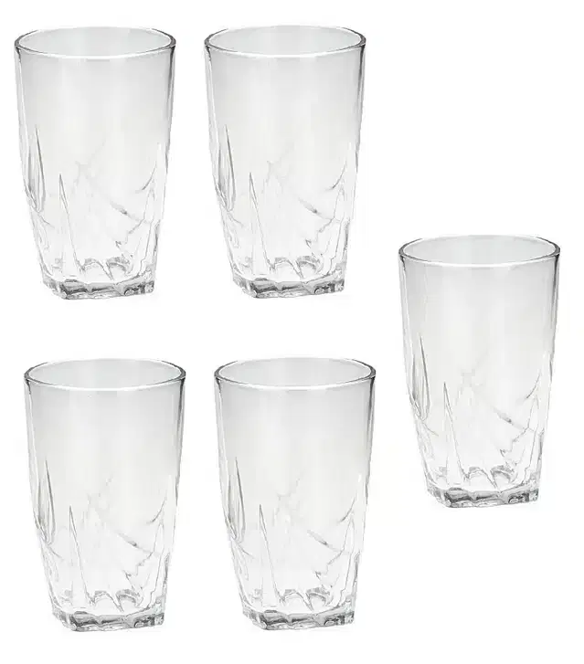 Liquor cum Cocktail Glasses, Transparent, 150 ml, Pack of 5