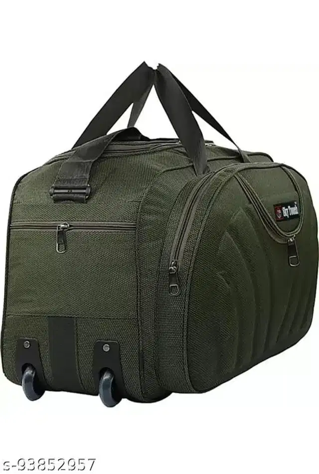 Polyester Duffel Bags, Green