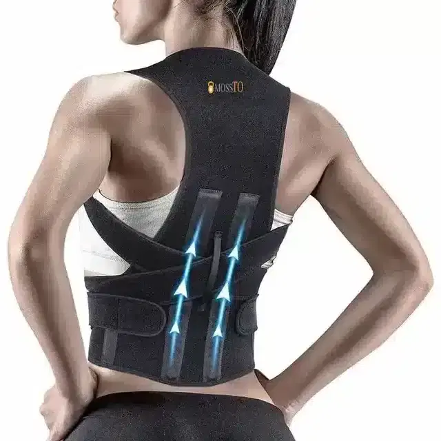 K Kudos Back Brace Corrector Therapy Shoulder Belt For Lower And Upper Back Pain Relief Back Back Support Man & Woman