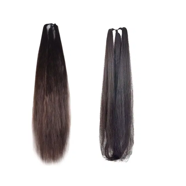Hair Extension Parandi for Women & Girls, Pack of 2, Multicolor, 42 inches