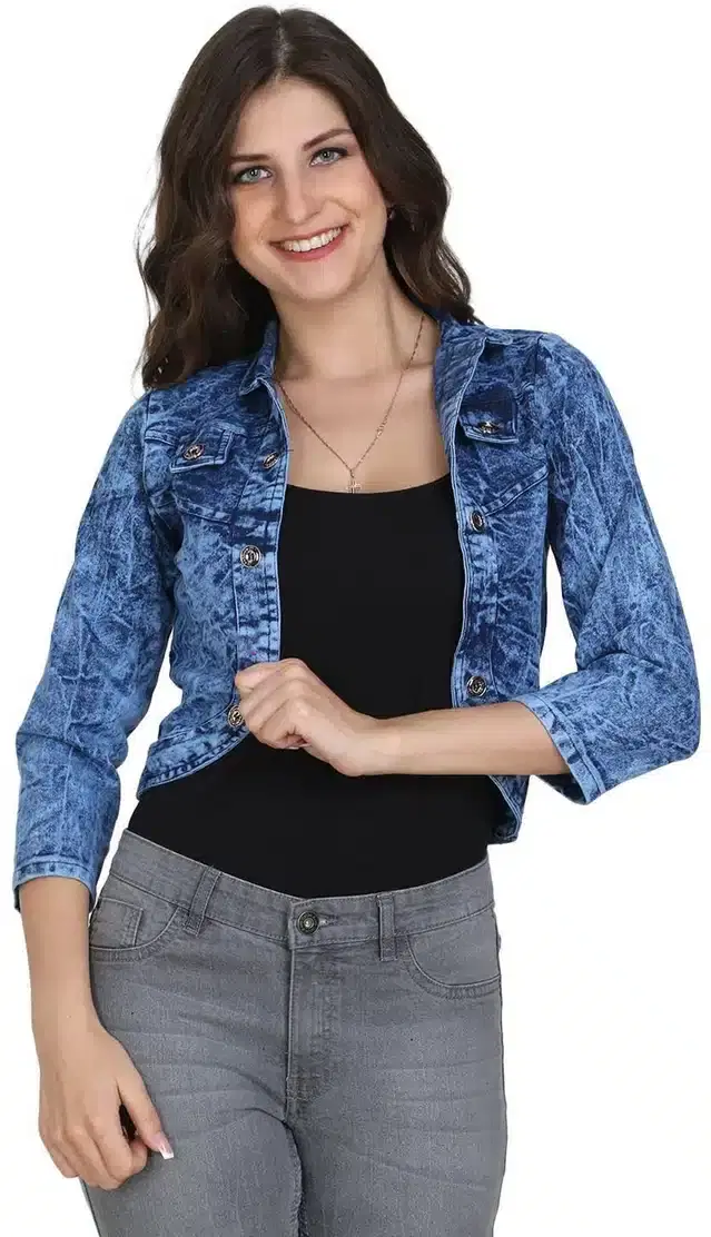 Casual Shrug for Women (Blue, XL) (WE-171)