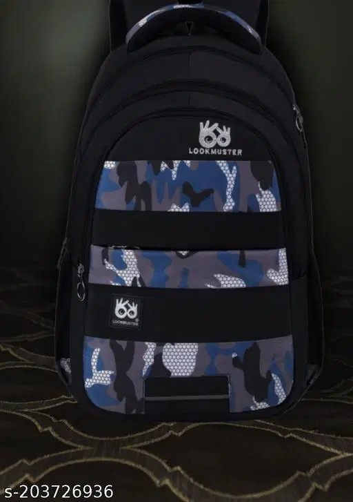 Polyester Backpack for Men & Women, Multicolor
