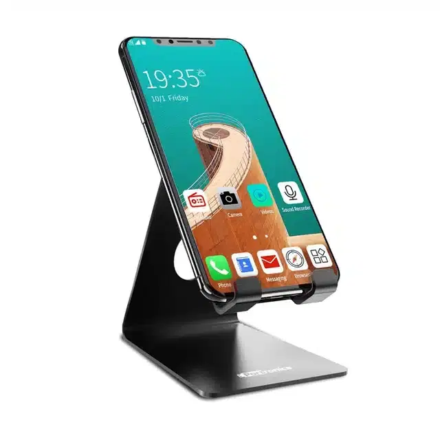 Double Sided Tabletop Mobile Holder, Black