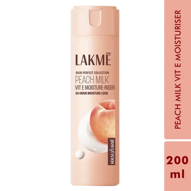 Lakme Peach Milk, Light Weight Moisturizer, 200 ml