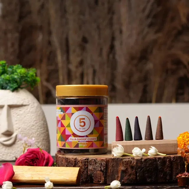 Mangal Bhawan 5 in 1 Dhoop Cone