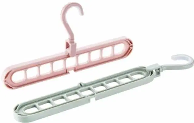 Sterling Bazaar Multi Function Clothes Hanger Rack, Magic Scalable Folding 360 Degrees Can Rotate Space Saving, Pack Of 2, St-054