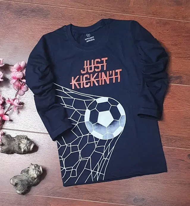 Full Sleeve Round Neck T-Shirt for Boys (Navy Blue, 3-4 Years)