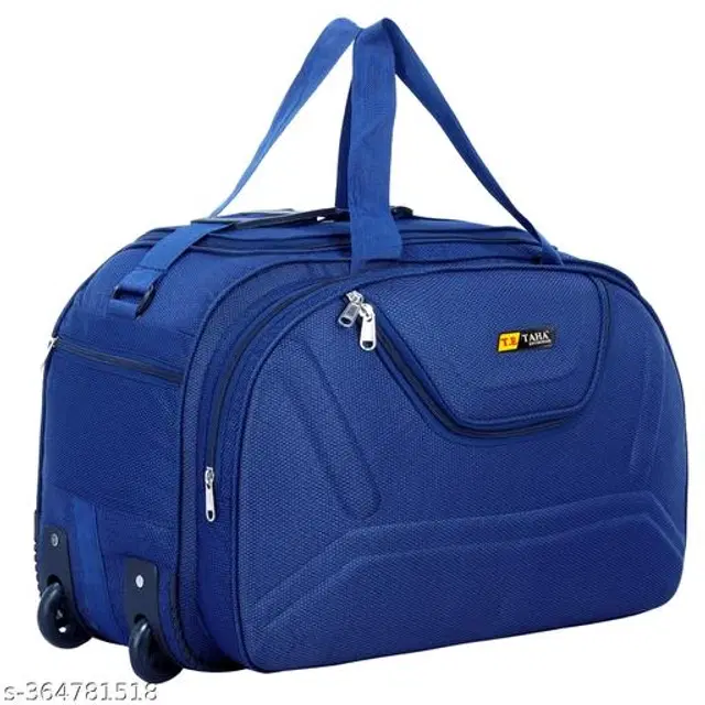 Polyester Duffel Bags, Navy Blue