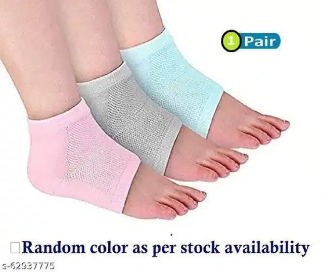 Moisturizing Silicon Gel Socks, Assorted, Set of 1