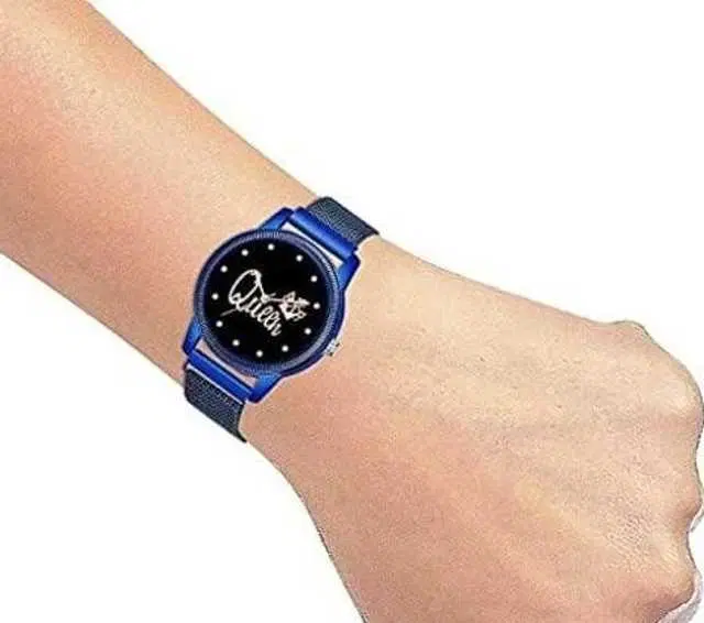 Analog Watch For Womens (Blue) (WS-253)