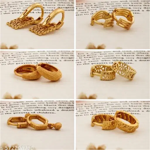 Trending Earrings/Studs/Bali Combo
