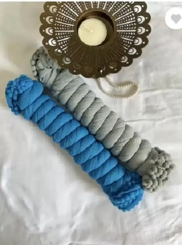 Cotton Blend Solid Dupatta for Women, Pack of 2 (Turquoise & Grey, 2 m)