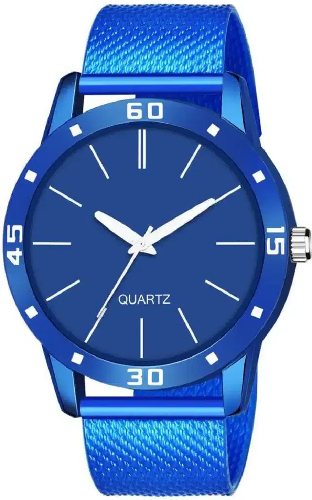 Unisex Analog Watch (Blue)