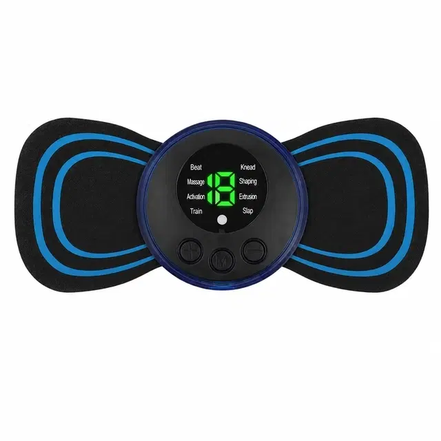 Butterfly Rechargeable Full Body Massager for Pain Relief, 8 Modes, 19 Intensity Levels