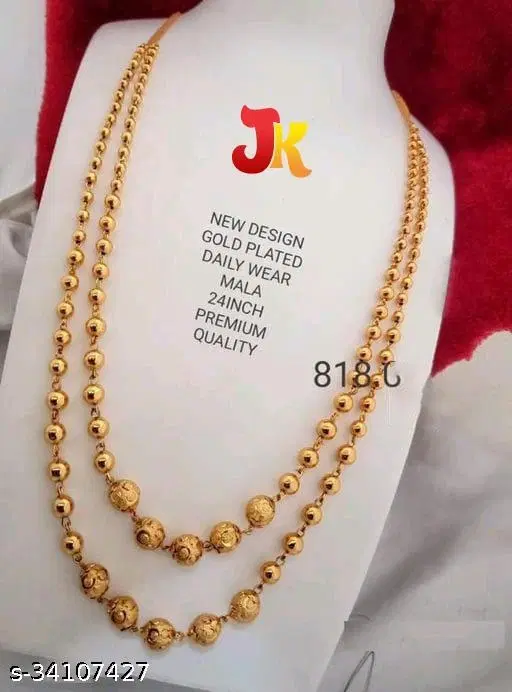 Necklace for Women (Gold, Free Size)