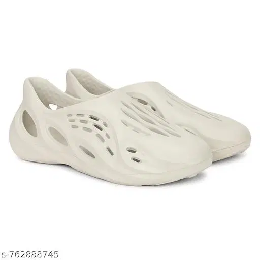 Aqualite EVA Clogs for Men (Beige, 6)