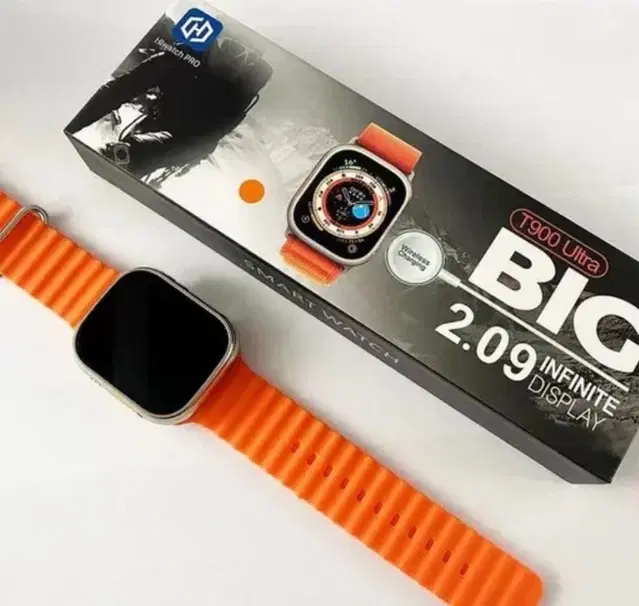 Silicone T800 Ultra Smartwatch, Orange