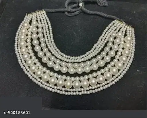 Pearl jewellery for girl and woman pearl 9 line