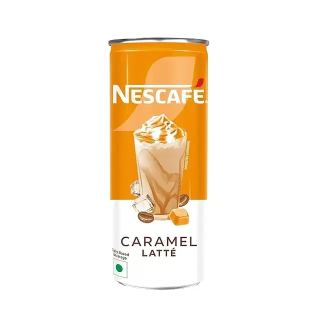 Nescafe Caramel Latte Cold Coffee 200 ml (Can)