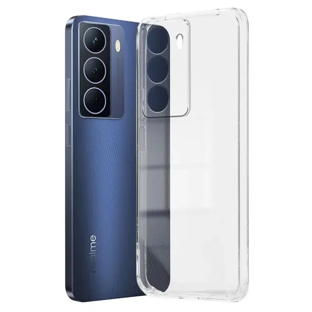 Silicon Back Cover For Realme Rmx3945 / C73 / C75 5G, Transparent