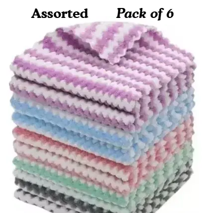 Womens Handkerchiefs Cotton Mulitcolour(Free Size) Pack of 6