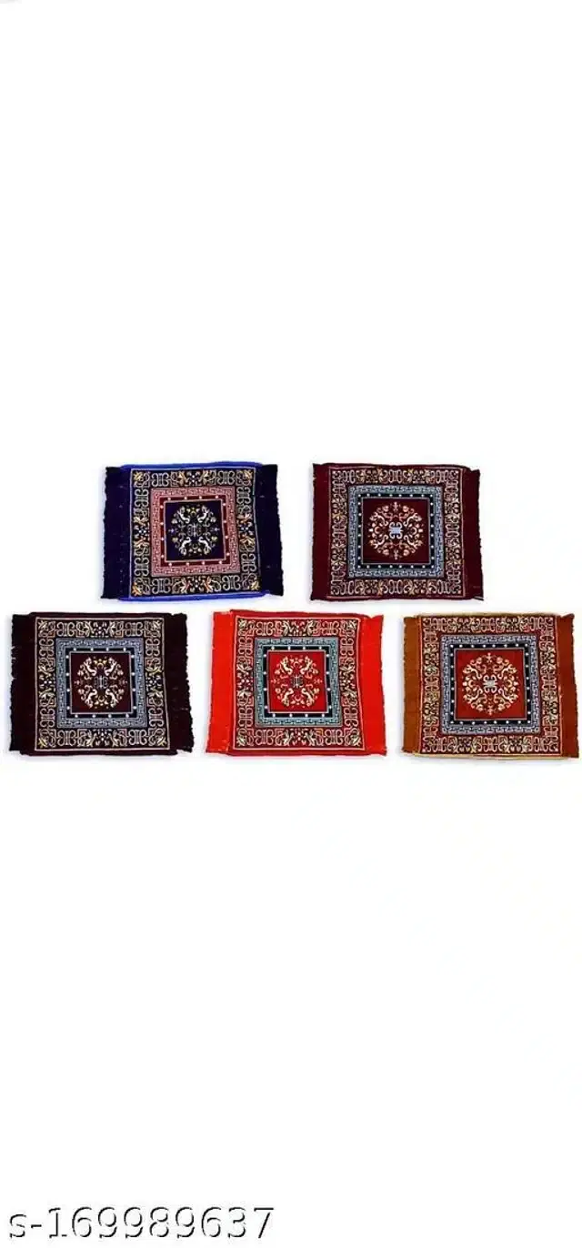 Prayer Mats, Multicolor, 20x19x0.5 inches, Pack of 5