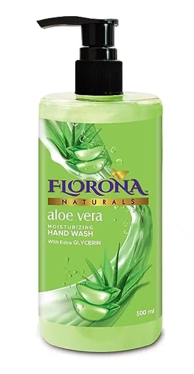 Florona Naturals Handwash Aloevera  500 ml