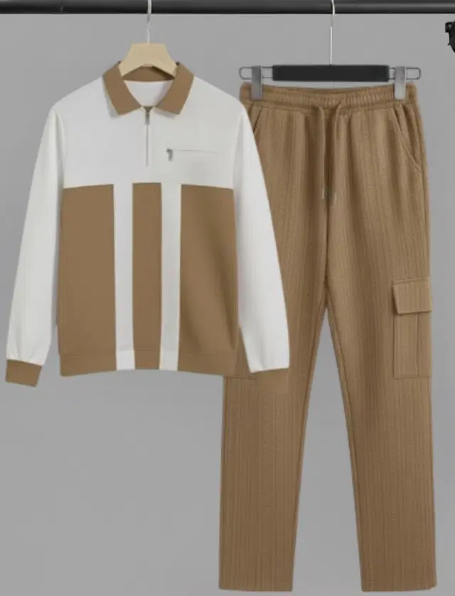 Solid Night Suit For Men  Brown , (M)